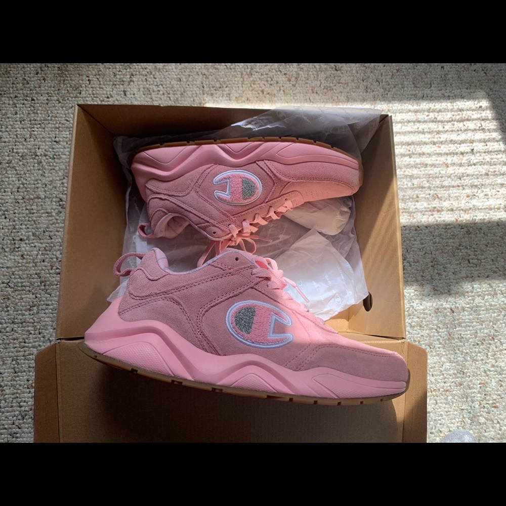 Pink champion sneakers
